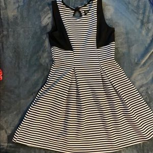 Child’s striped fit and flare dress